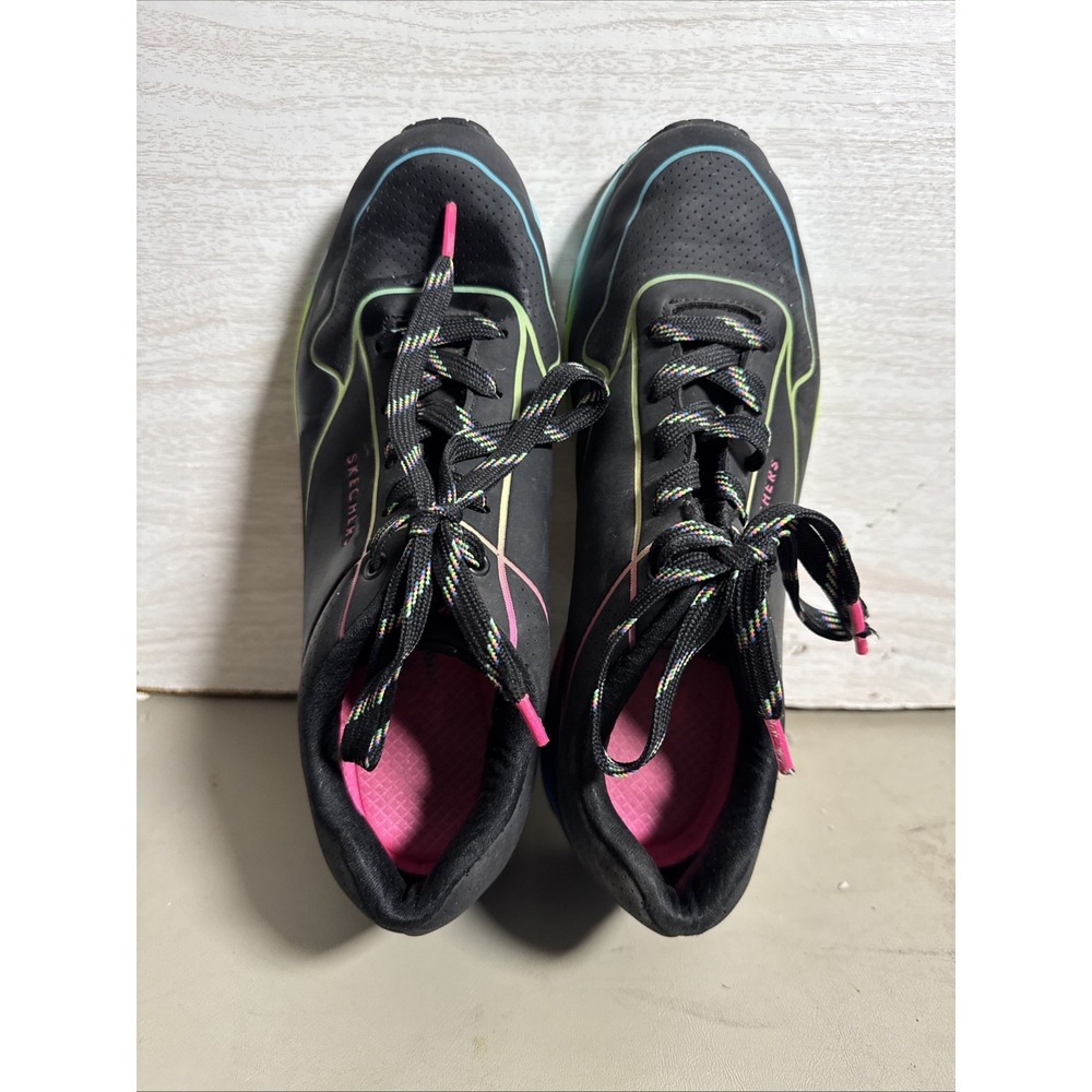 Women's Skechers Street Uno Pop of Sunshine 155148 Sneakers Sz 9